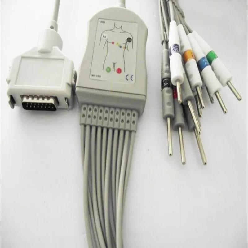   FCP-7411 ȣȯ ECG EKG ̺,  ̾ 10   3.0  AHA, FX-7402 FX-2111,FX-2155 3010/7010
